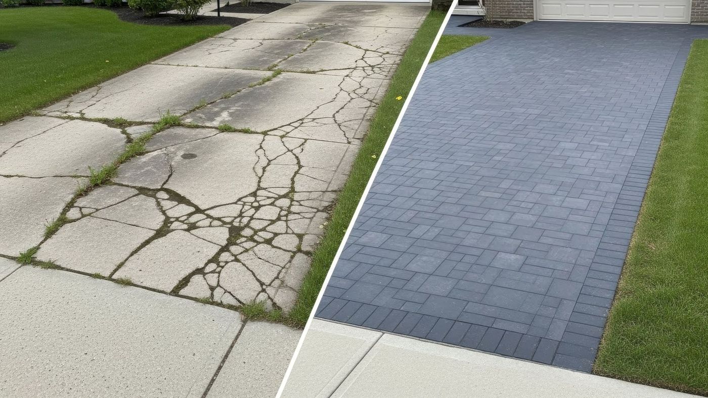 Paver Patio vs Stamped Concrete for Full Replacement