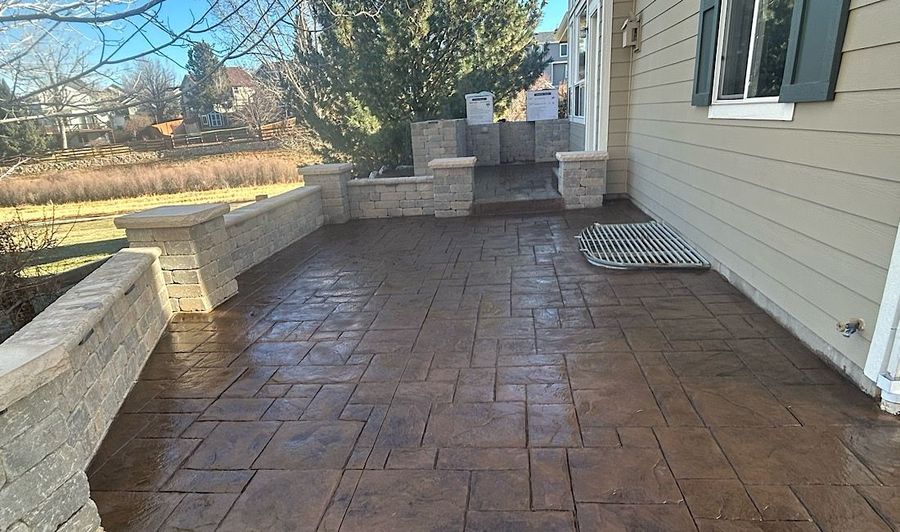 Stamped Concrete Patio Ideas for Outdoor Entertainers